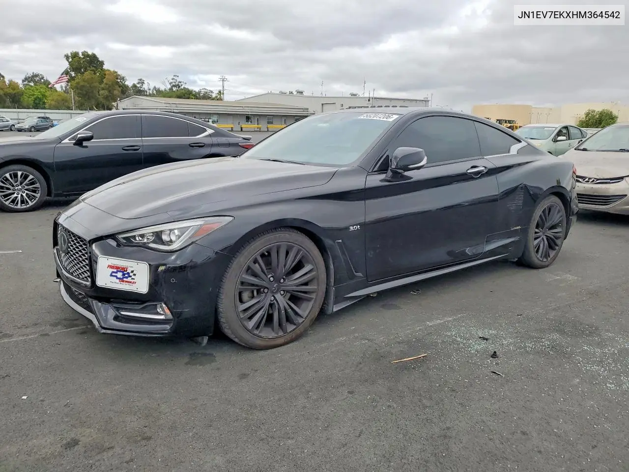 2017 Infiniti Q60 Premium VIN: JN1EV7EKXHM364542 Lot: 58207206