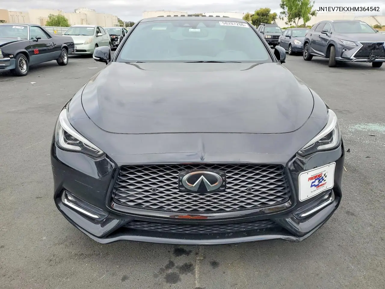 2017 Infiniti Q60 Premium VIN: JN1EV7EKXHM364542 Lot: 58207206
