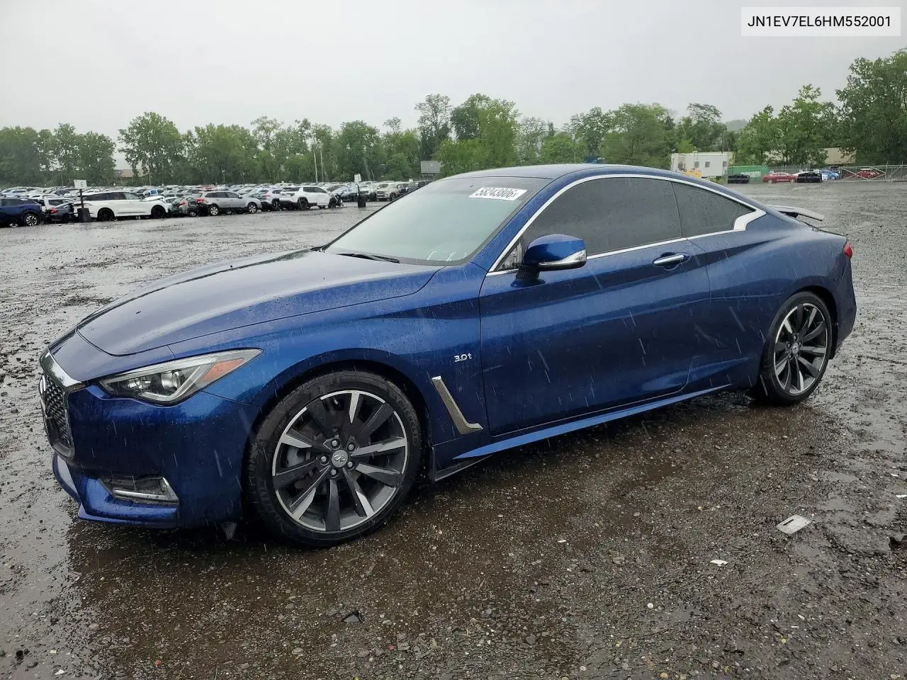 2017 Infiniti Q60 3.0T Premium VIN: JN1EV7EL6HM552001 Lot: 58243806