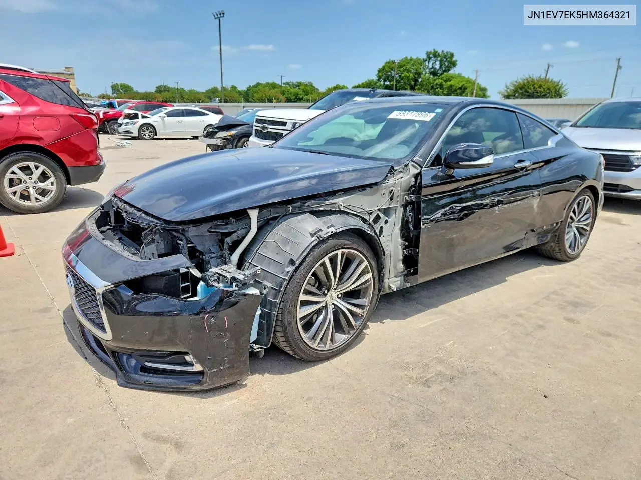 2017 Infiniti Q60 3.0T Premium VIN: JN1EV7EK5HM364321 Lot: 58317896