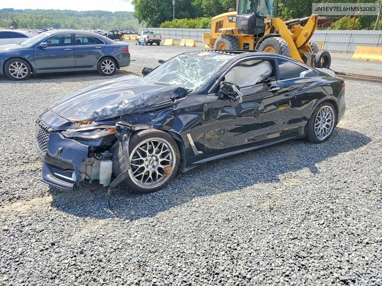 2017 Infiniti Q60 3.0T Premium VIN: JN1EV7EL6HM553083 Lot: 58398386