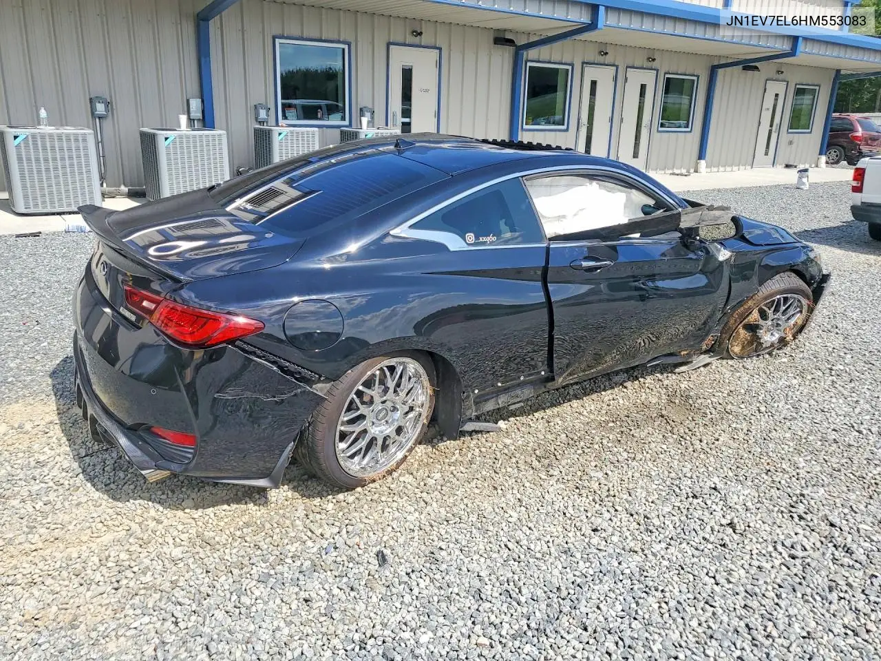 2017 Infiniti Q60 3.0T Premium VIN: JN1EV7EL6HM553083 Lot: 58398386
