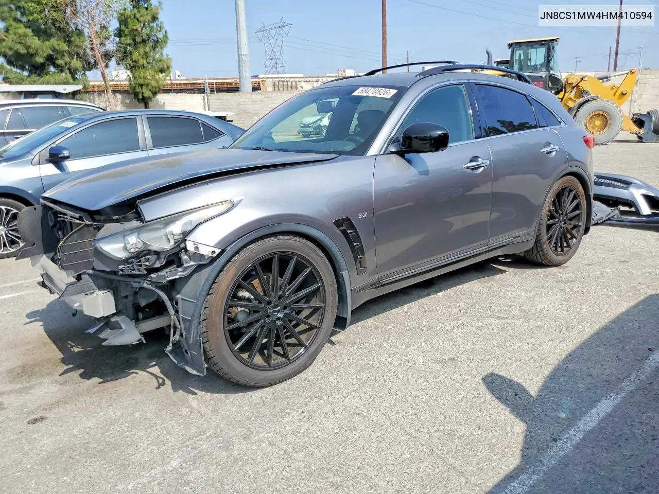 2017 Infiniti Qx70 Base VIN: JN8CS1MW4HM410594 Lot: 58470526