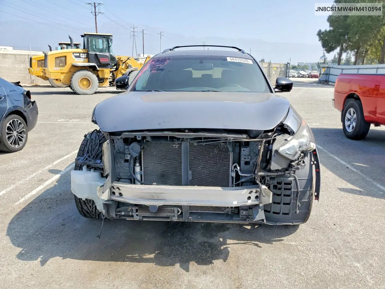 2017 Infiniti Qx70 Base VIN: JN8CS1MW4HM410594 Lot: 58470526