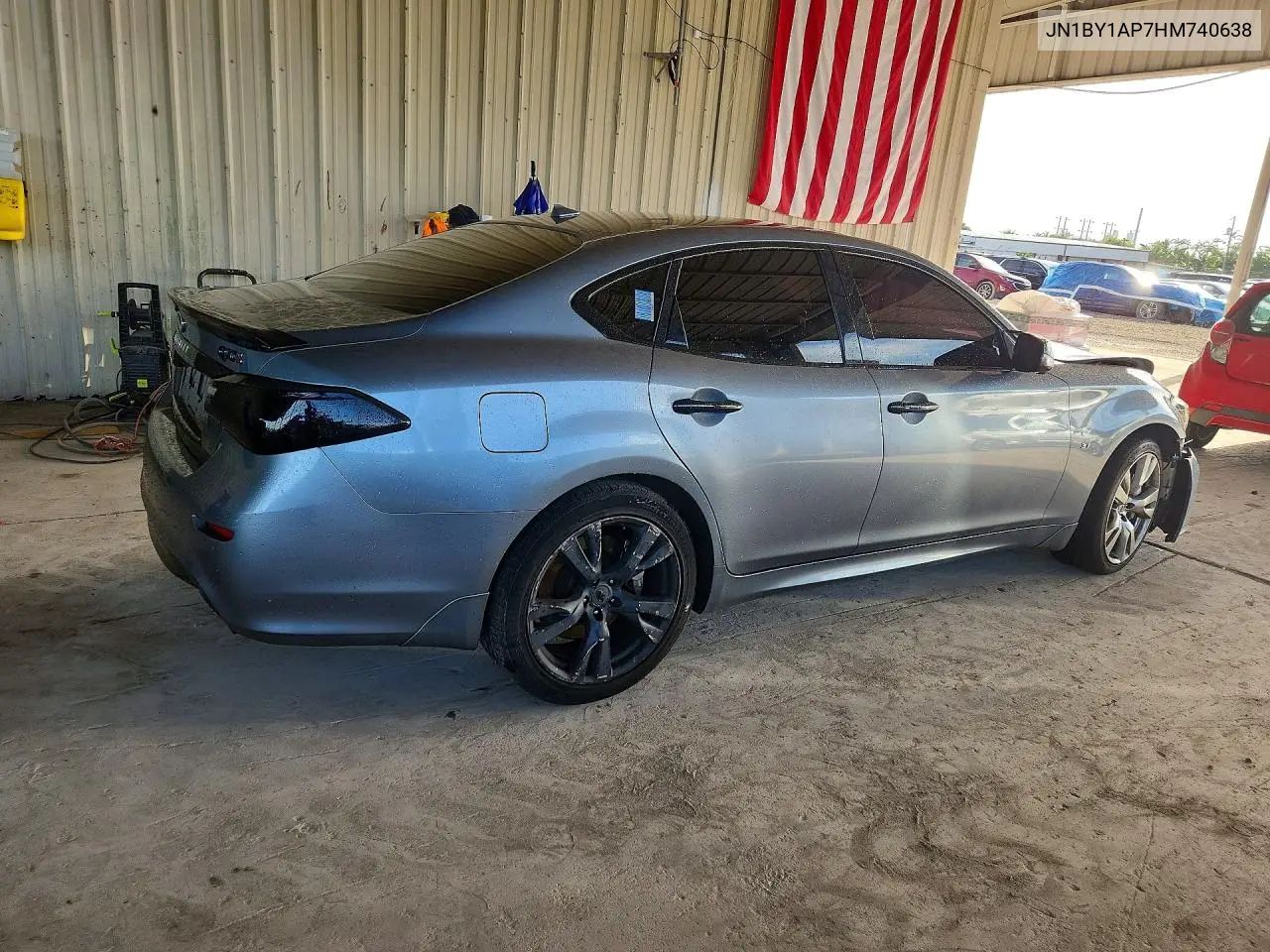 2017 Infiniti Q70 3.7 VIN: JN1BY1AP7HM740638 Lot: 59357496