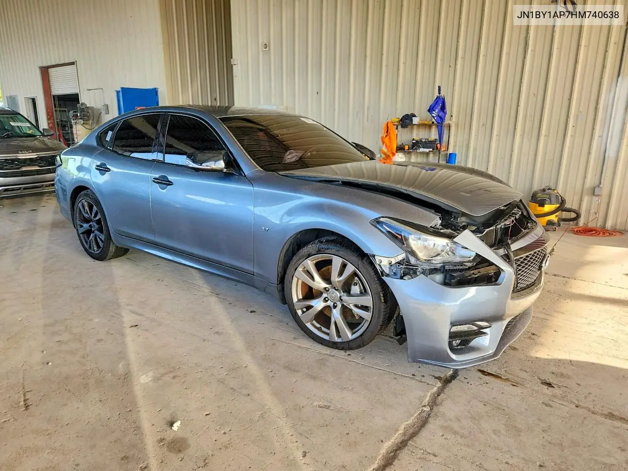 2017 Infiniti Q70 3.7 VIN: JN1BY1AP7HM740638 Lot: 59357496