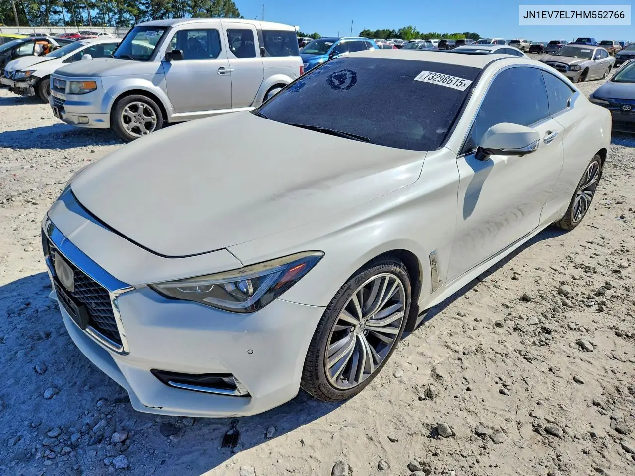 2017 Infiniti Q60 Premium VIN: JN1EV7EL7HM552766 Lot: 73298615
