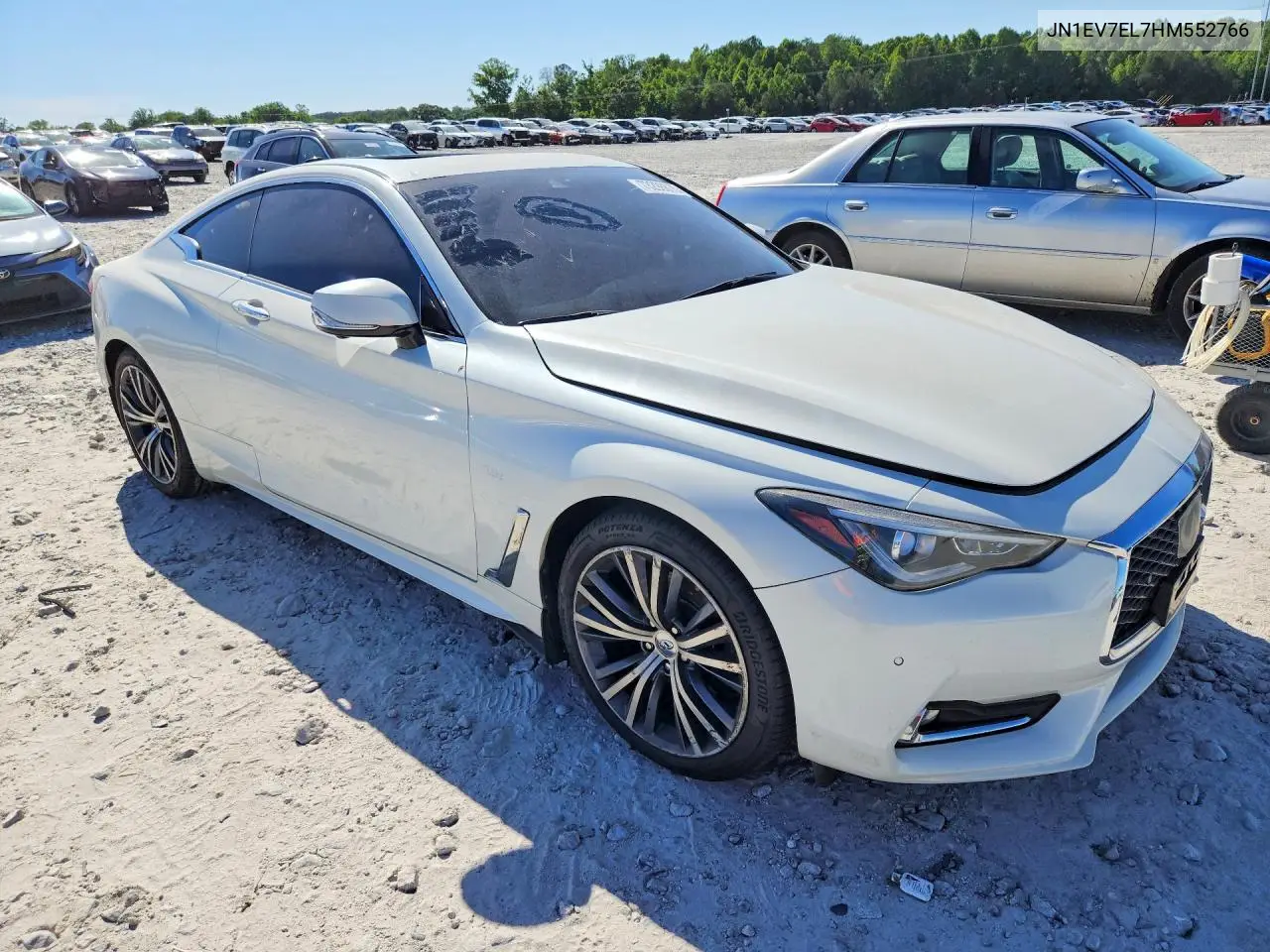 2017 Infiniti Q60 Premium VIN: JN1EV7EL7HM552766 Lot: 73298615