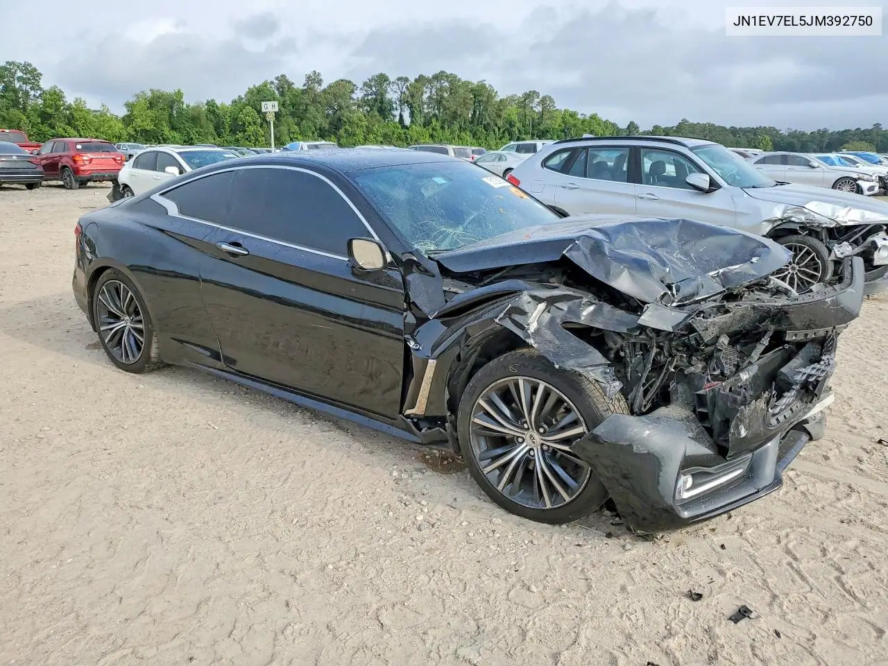 2018 Infiniti Q60 3.0T Luxe VIN: JN1EV7EL5JM392750 Lot: 51039256