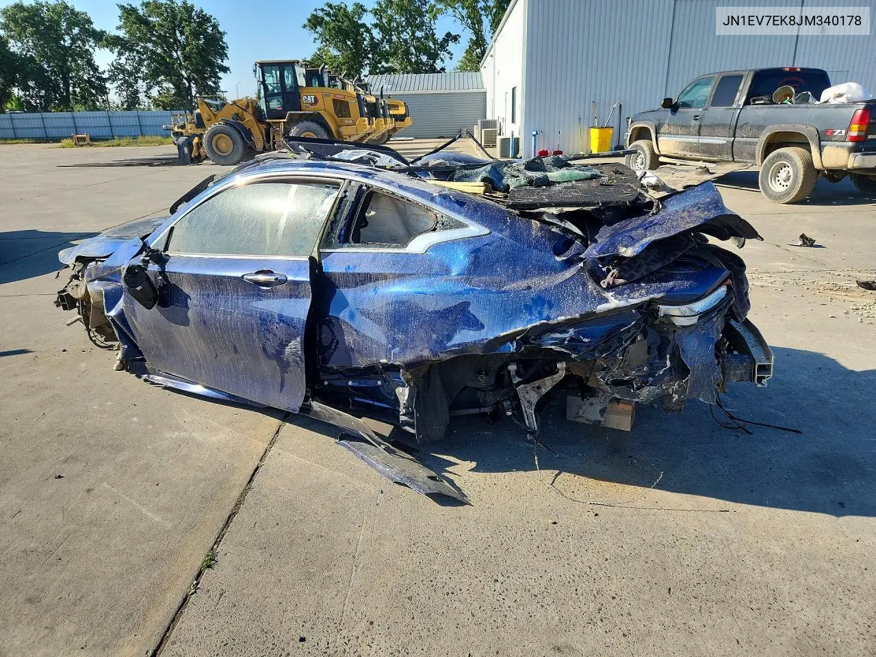 2018 Infiniti Q60 3.0T Luxe VIN: JN1EV7EK8JM340178 Lot: 52434276
