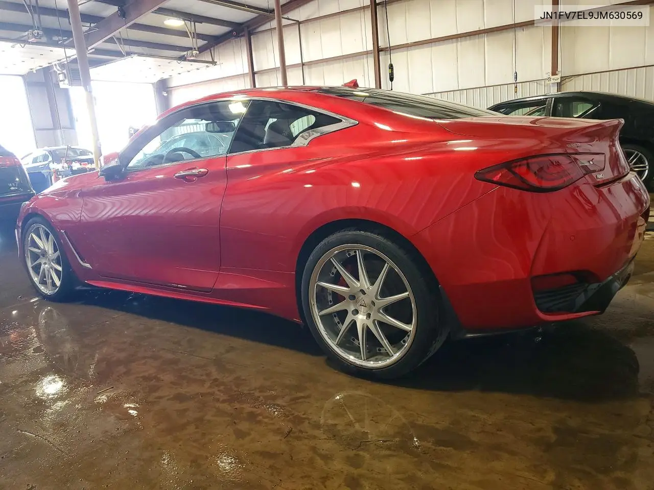 2018 Infiniti Q60 Red Sport 400 VIN: JN1FV7EL9JM630569 Lot: 52959546