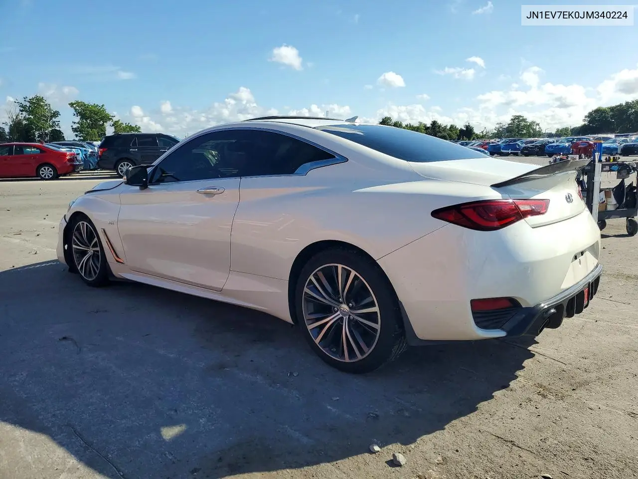 2018 Infiniti Q60 3.0T Luxe VIN: JN1EV7EK0JM340224 Lot: 54177046
