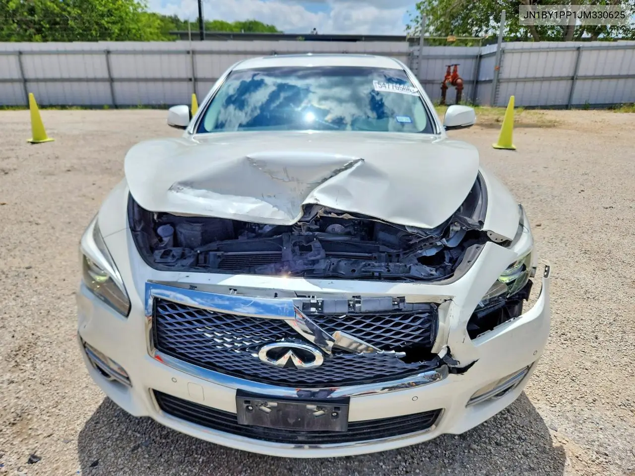 2018 Infiniti Q70L 3.7 Luxe VIN: JN1BY1PP1JM330625 Lot: 54776506