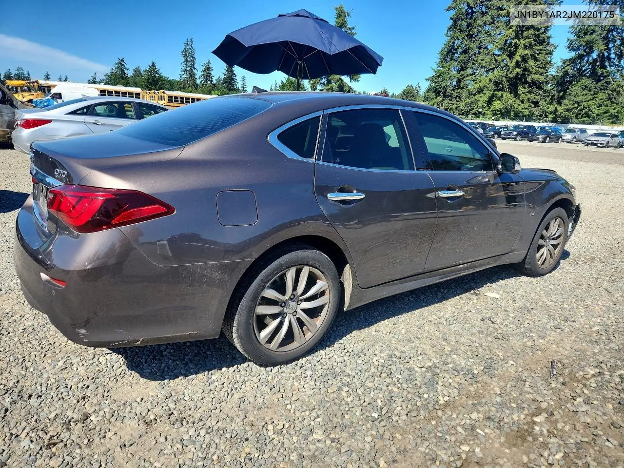 2018 Infiniti Q70 3.7 Luxe VIN: JN1BY1AR2JM220175 Lot: 55287376