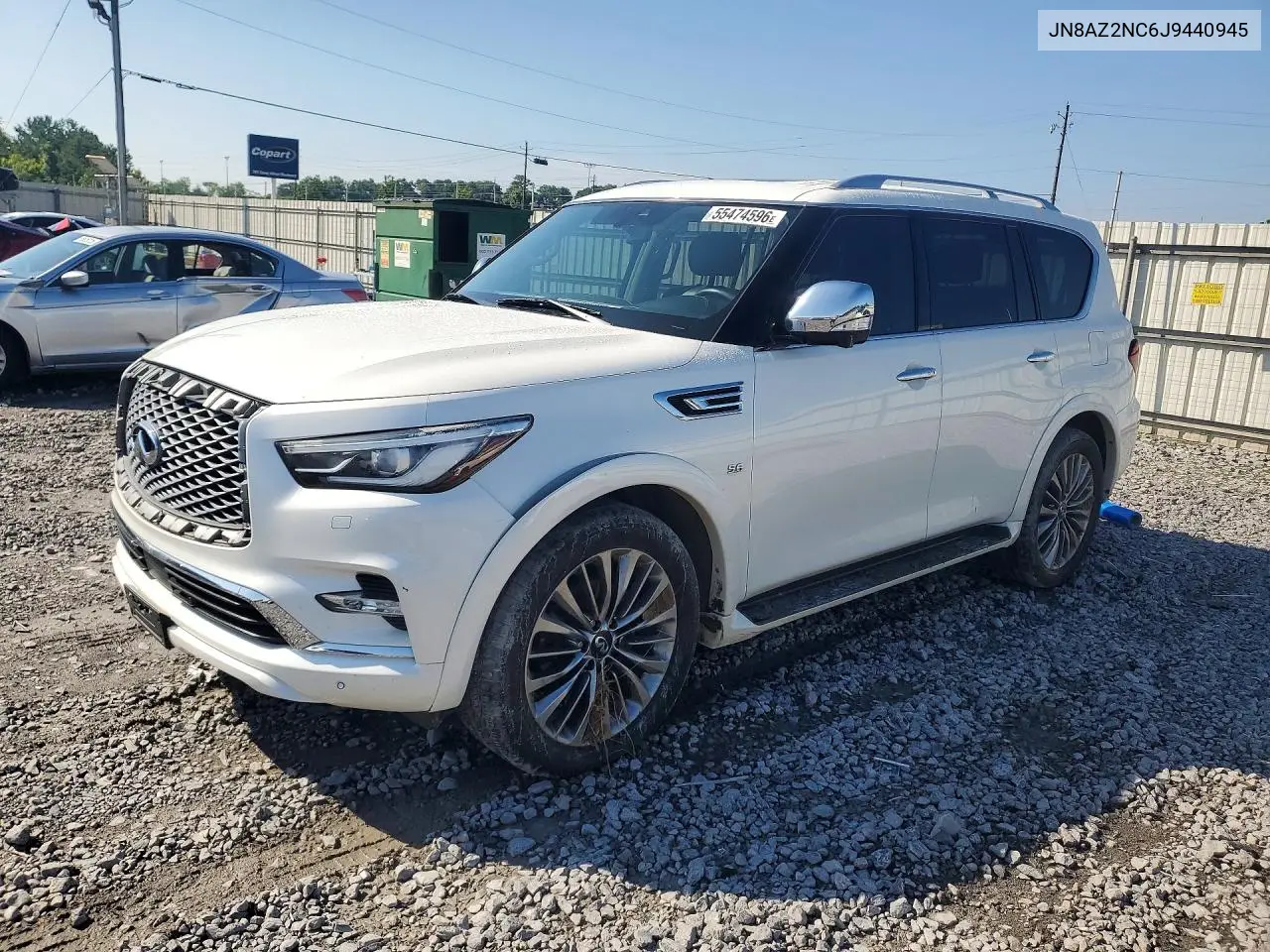 2018 Infiniti Qx80 Base VIN: JN8AZ2NC6J9440945 Lot: 55474596