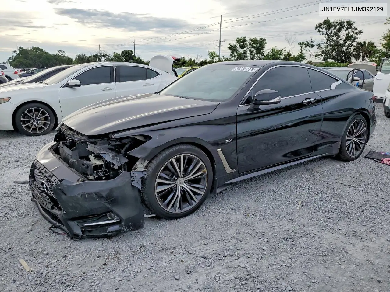2018 Infiniti Q60 VIN: JN1EV7EL1JM392129 Lot: 55775216