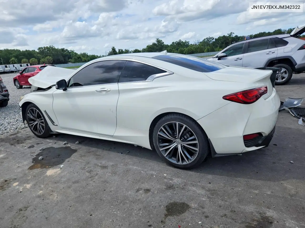 2018 Infiniti Q60 VIN: JN1EV7EKXJM342322 Lot: 56275266