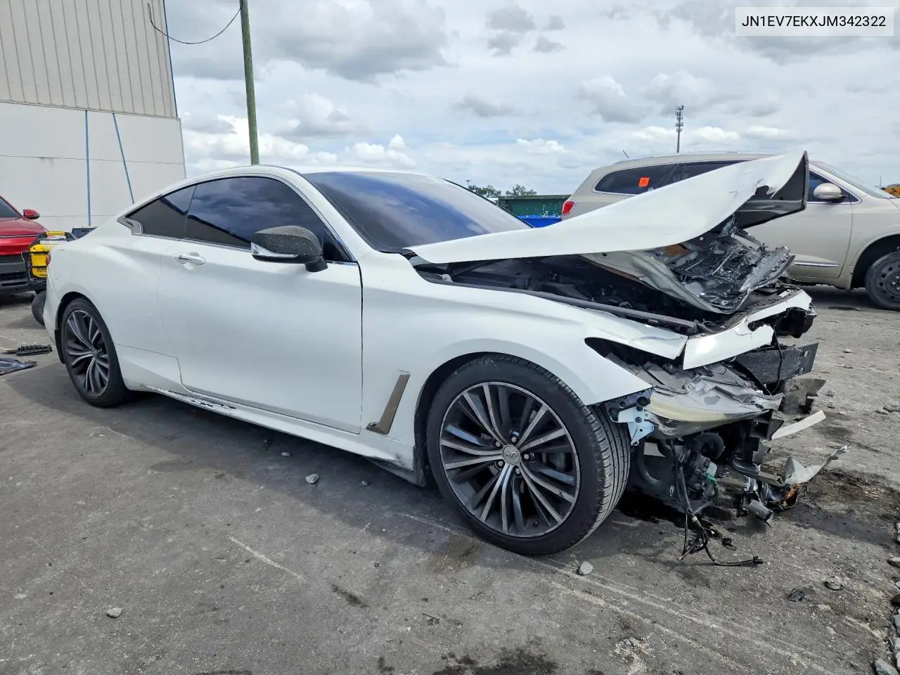 2018 Infiniti Q60 VIN: JN1EV7EKXJM342322 Lot: 56275266