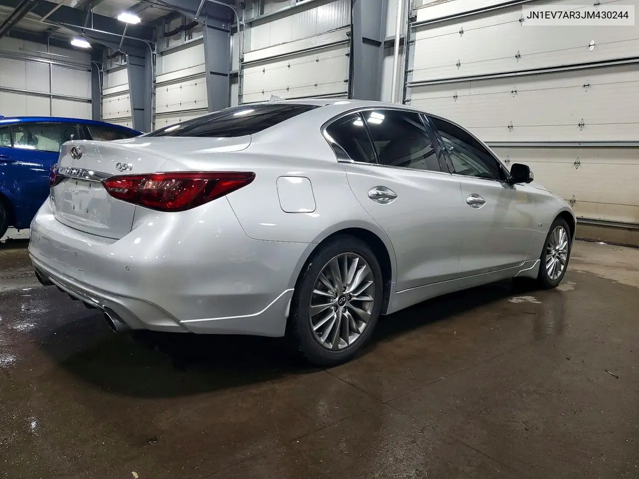 2018 Infiniti Q50 3.0T Luxe VIN: JN1EV7AR3JM430244 Lot: 57500696