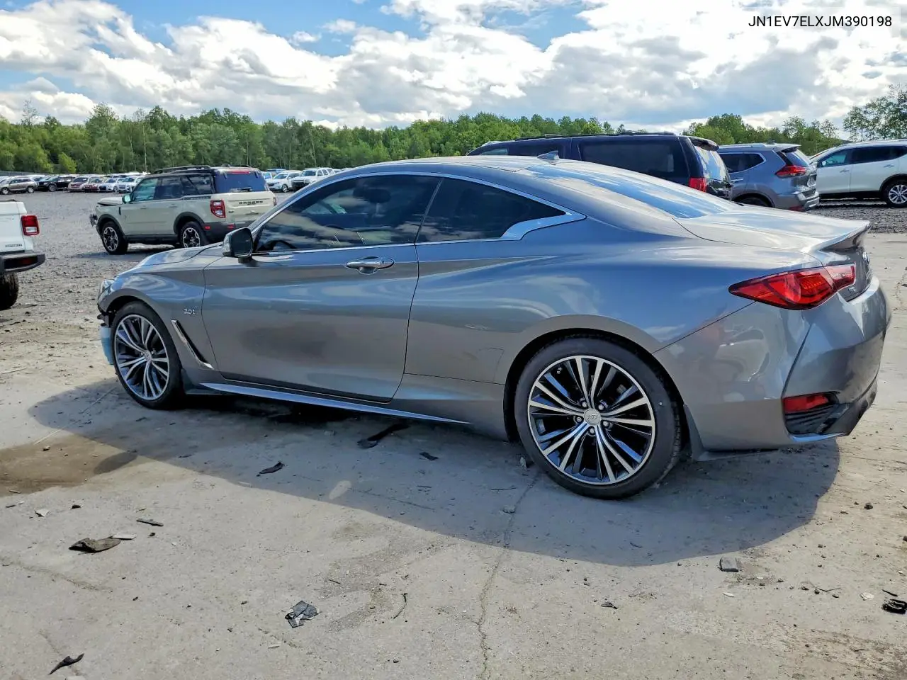 2018 Infiniti Q60 3.0T Luxe VIN: JN1EV7ELXJM390198 Lot: 57933176