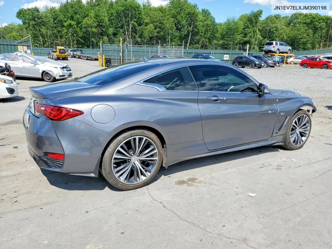2018 Infiniti Q60 3.0T Luxe VIN: JN1EV7ELXJM390198 Lot: 57933176