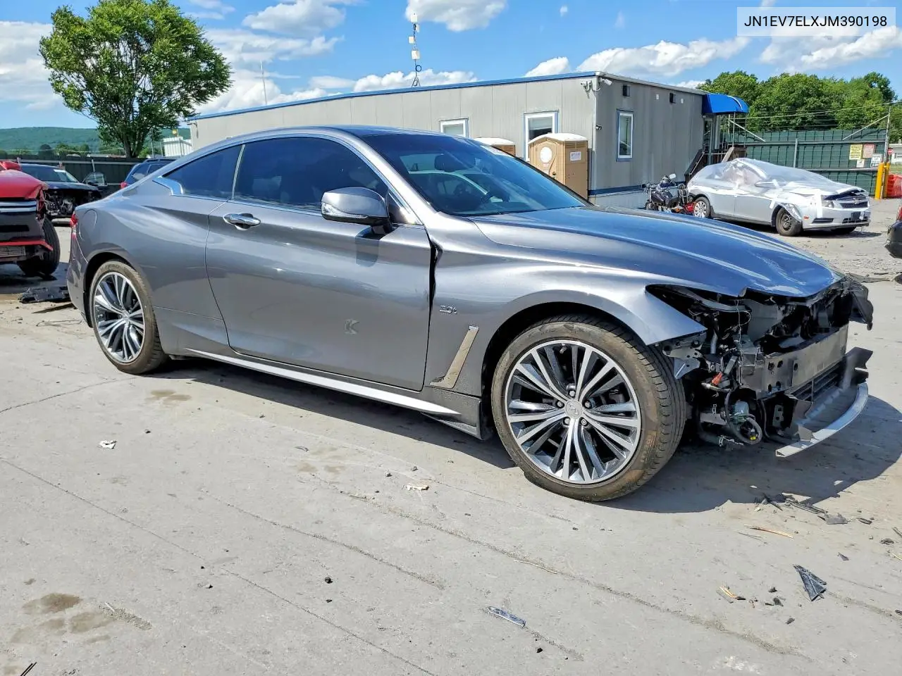 2018 Infiniti Q60 3.0T Luxe VIN: JN1EV7ELXJM390198 Lot: 57933176