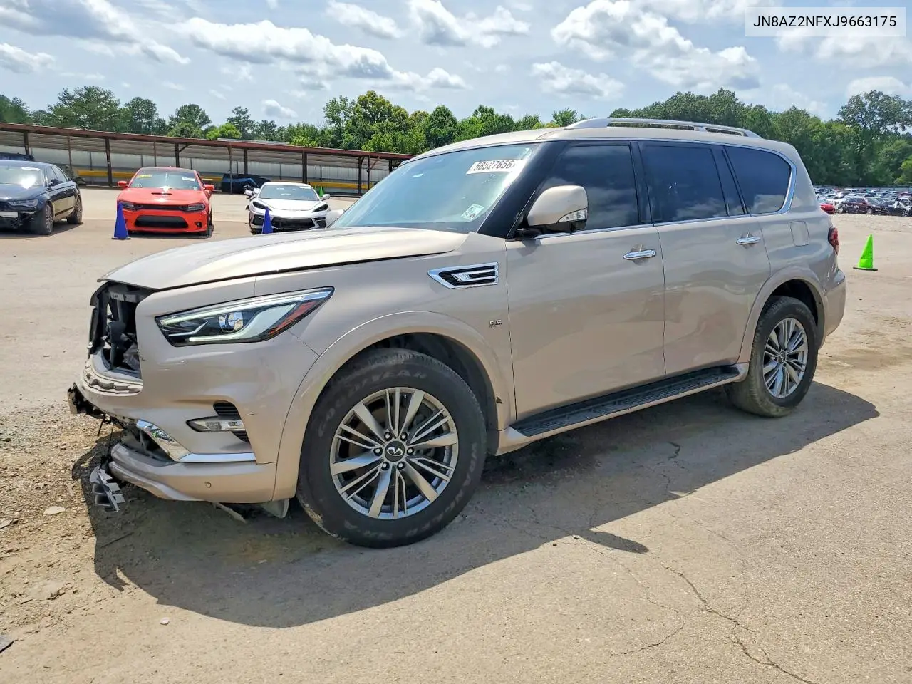 2018 Infiniti Qx80 Base VIN: JN8AZ2NFXJ9663175 Lot: 58527656