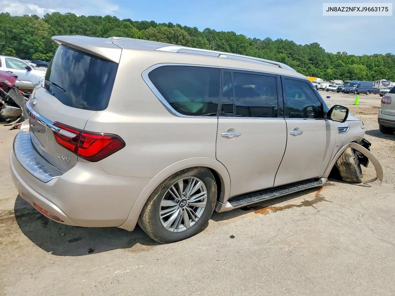 2018 Infiniti Qx80 Base VIN: JN8AZ2NFXJ9663175 Lot: 58527656