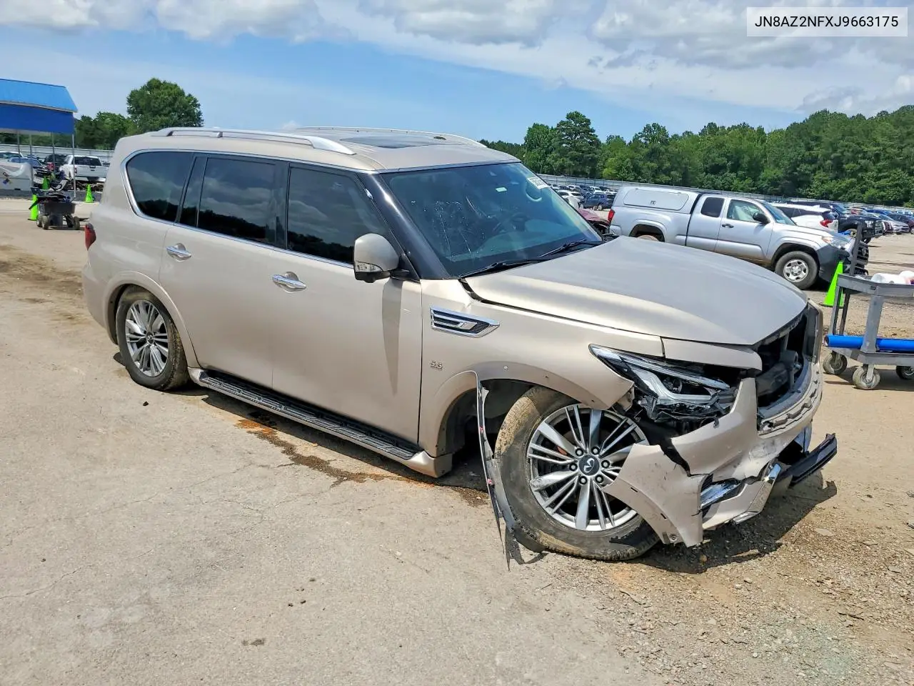 2018 Infiniti Qx80 Base VIN: JN8AZ2NFXJ9663175 Lot: 58527656