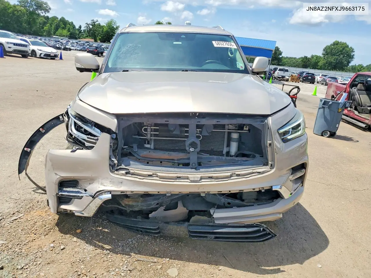 2018 Infiniti Qx80 Base VIN: JN8AZ2NFXJ9663175 Lot: 58527656
