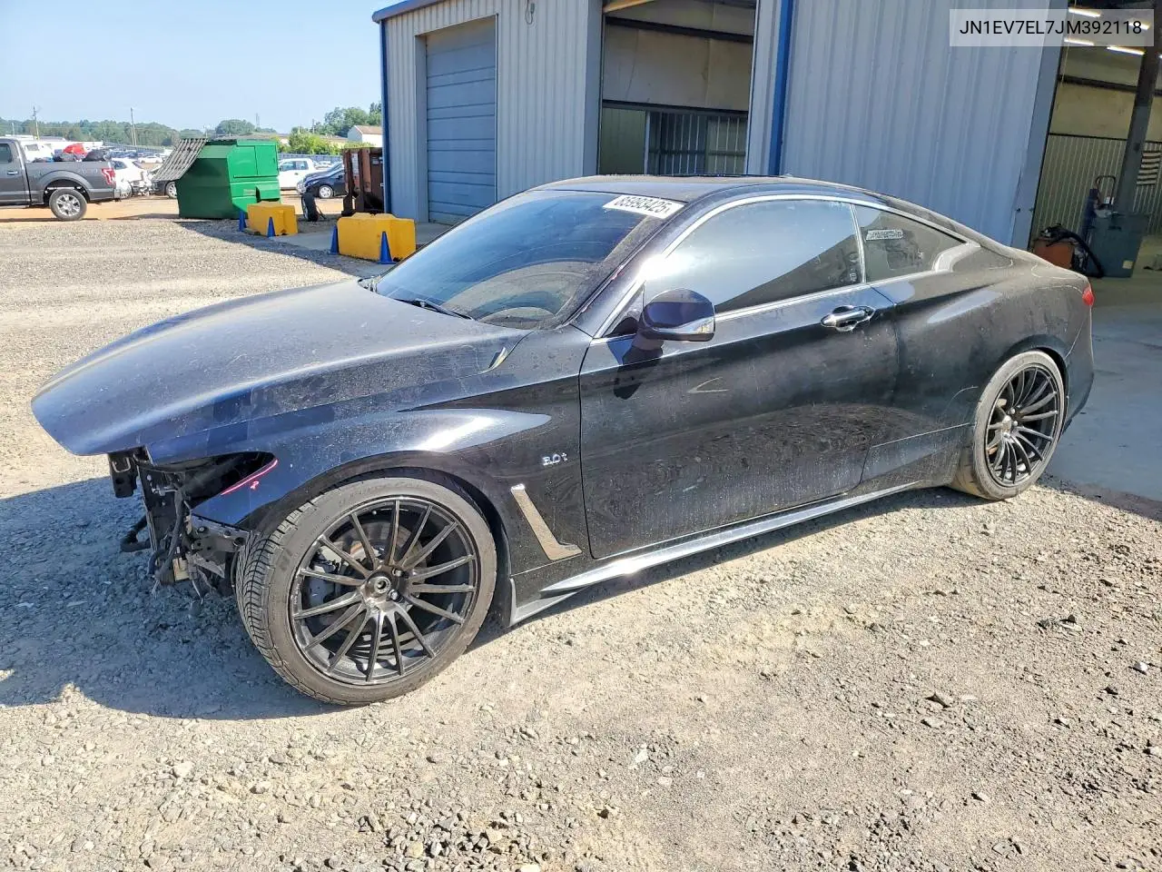 2018 Infiniti Q60 3.0T Luxe VIN: JN1EV7EL7JM392118 Lot: 85993425