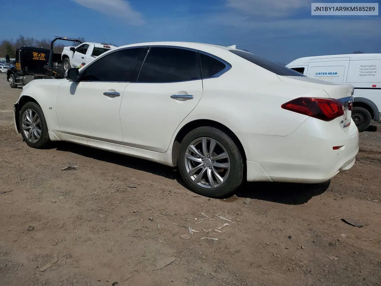 2019 Infiniti Q70 3.7 Luxe VIN: JN1BY1AR9KM585289 Lot: 47361856