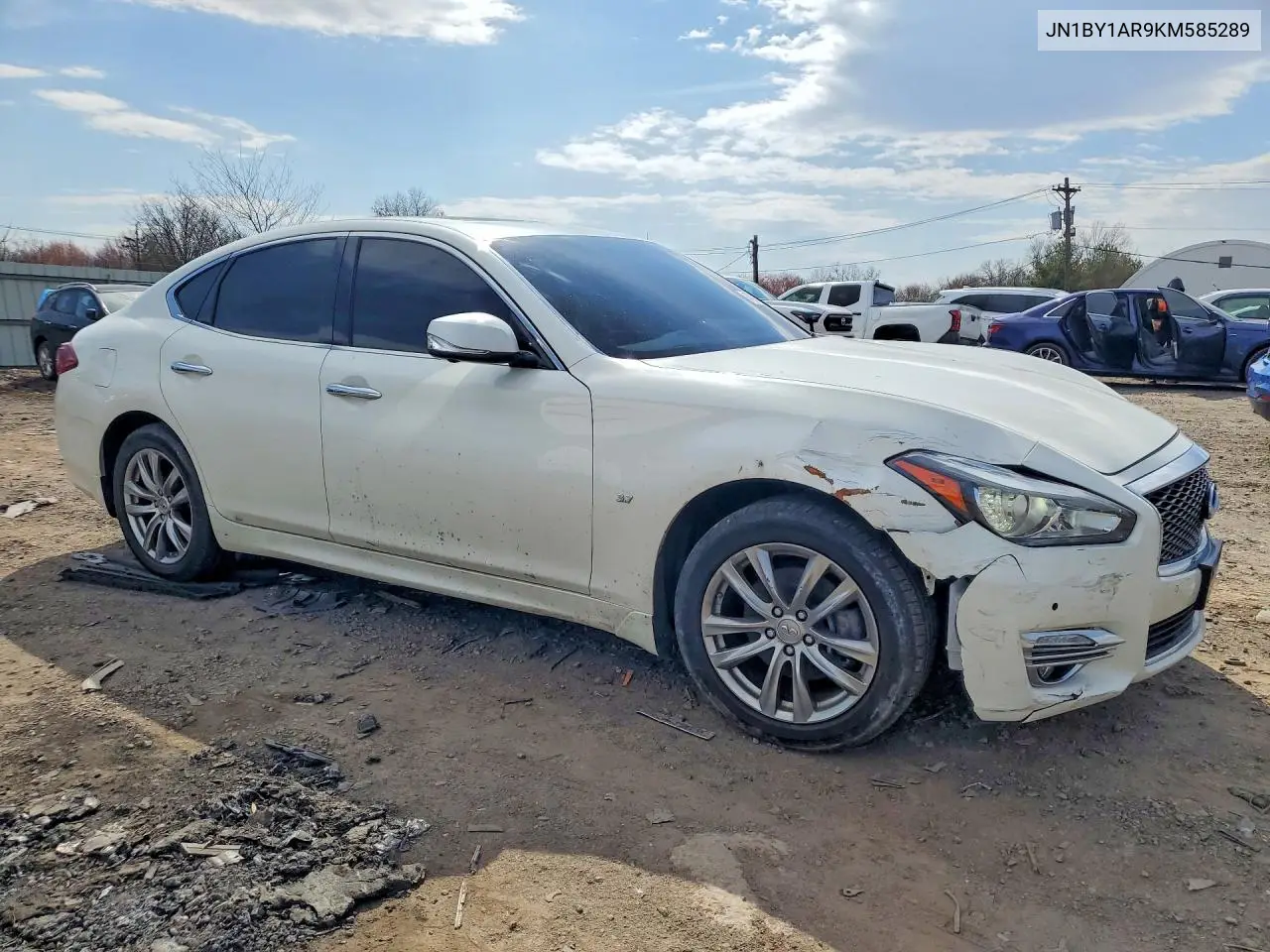 2019 Infiniti Q70 3.7 Luxe VIN: JN1BY1AR9KM585289 Lot: 47361856