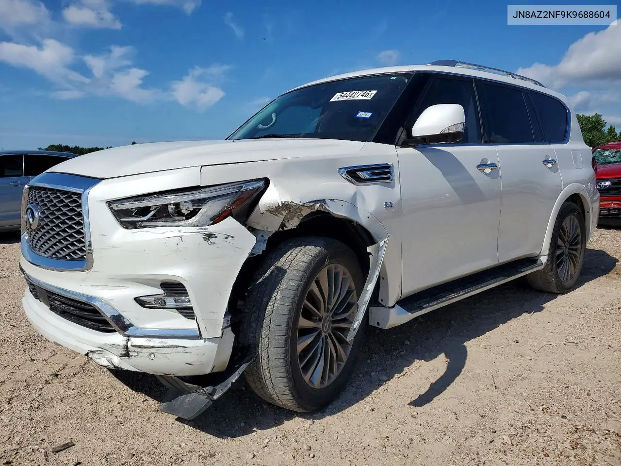 2019 Infiniti Qx80 Luxe VIN: JN8AZ2NF9K9688604 Lot: 54442746
