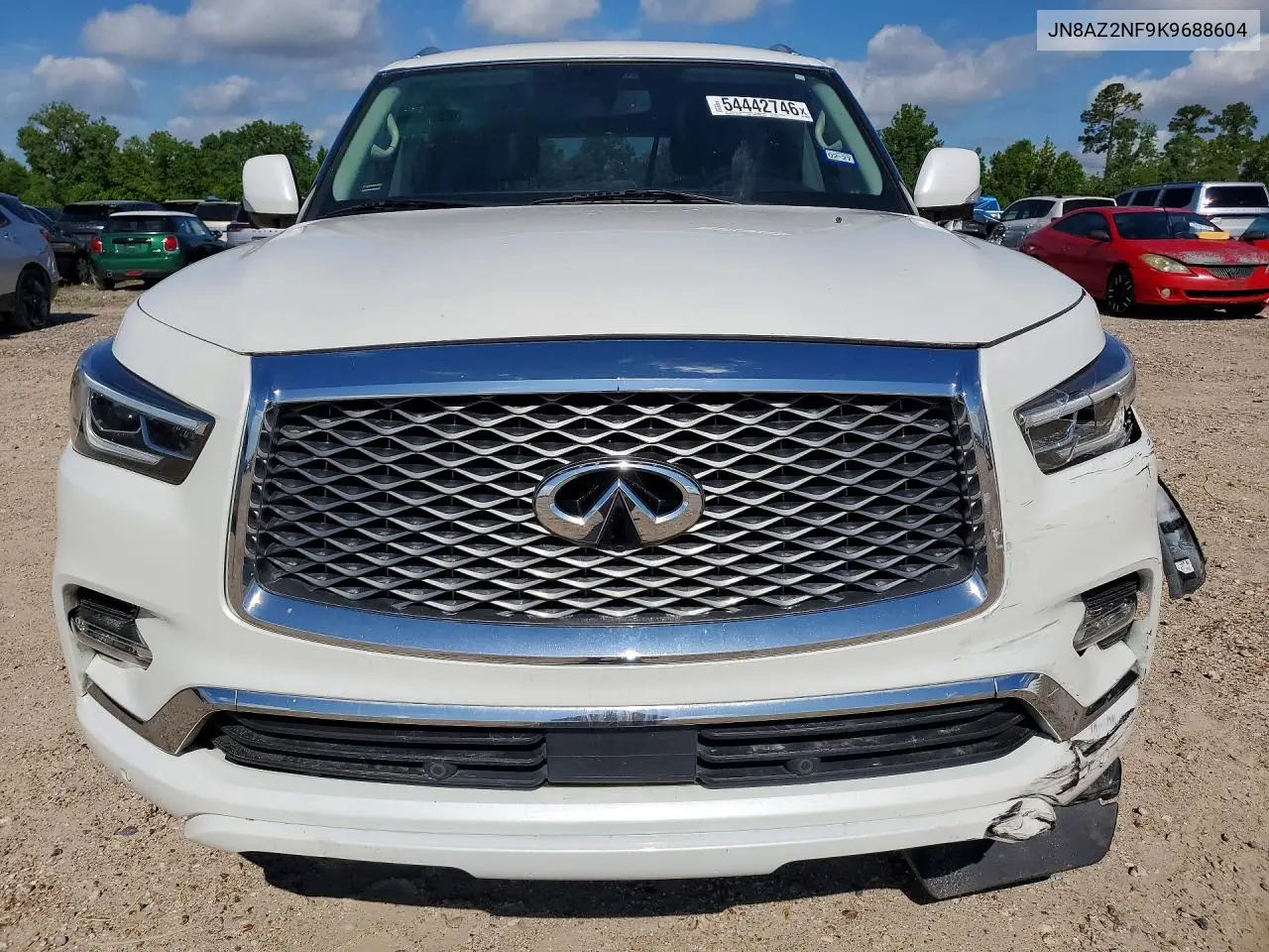 2019 Infiniti Qx80 Luxe VIN: JN8AZ2NF9K9688604 Lot: 54442746