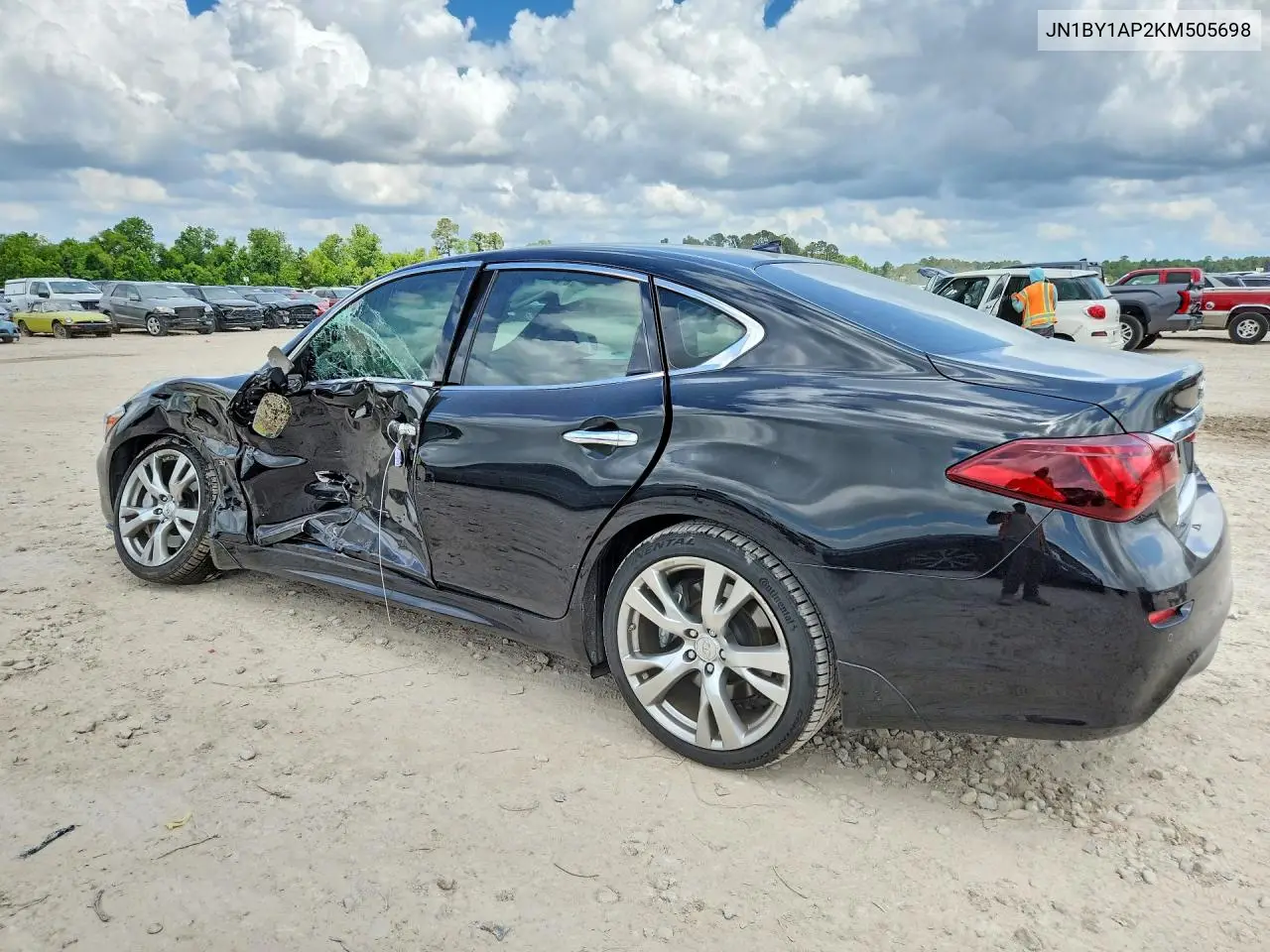 2019 Infiniti Q70 3.7 Luxe VIN: JN1BY1AP2KM505698 Lot: 55716946
