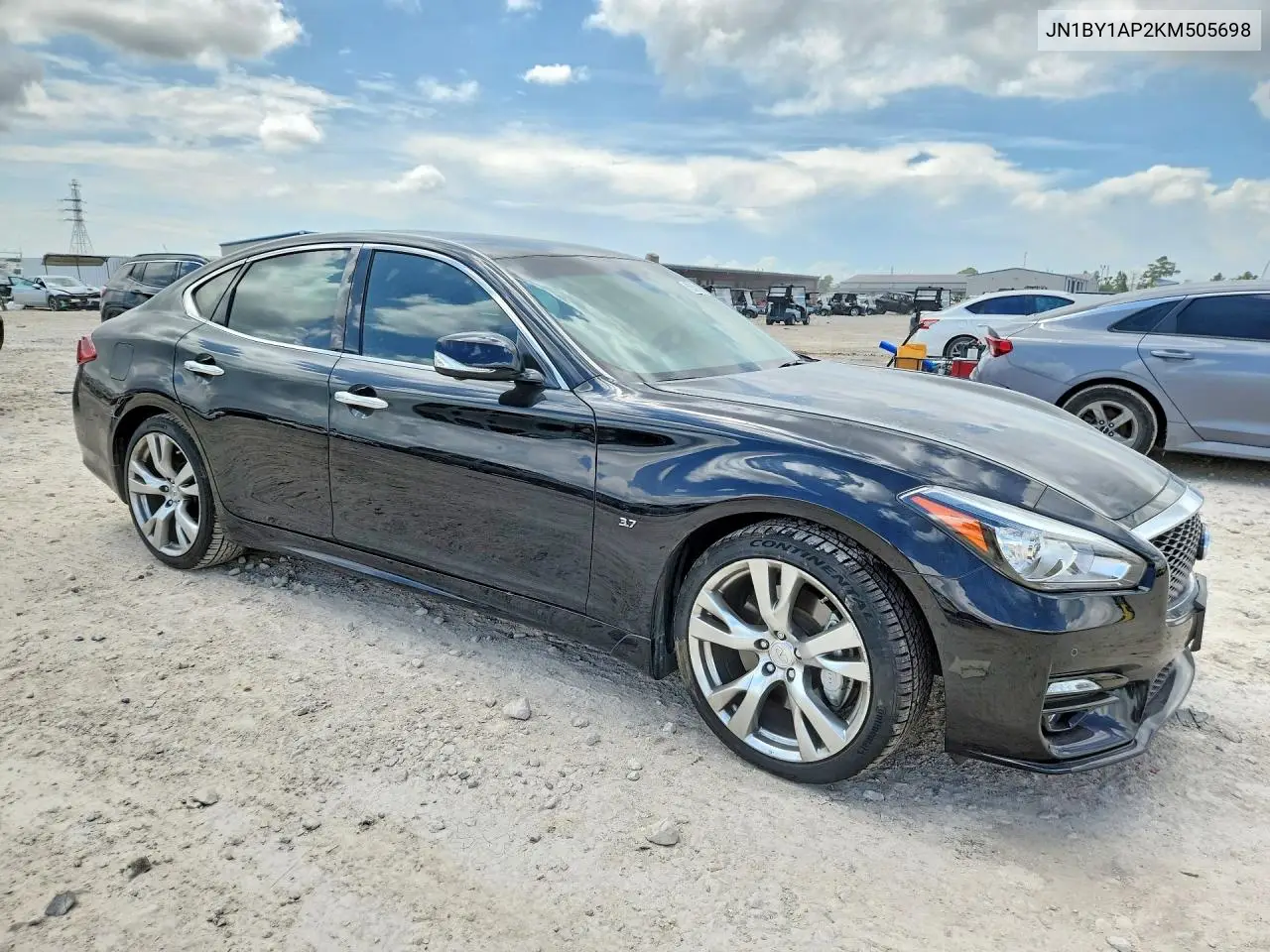 2019 Infiniti Q70 3.7 Luxe VIN: JN1BY1AP2KM505698 Lot: 55716946
