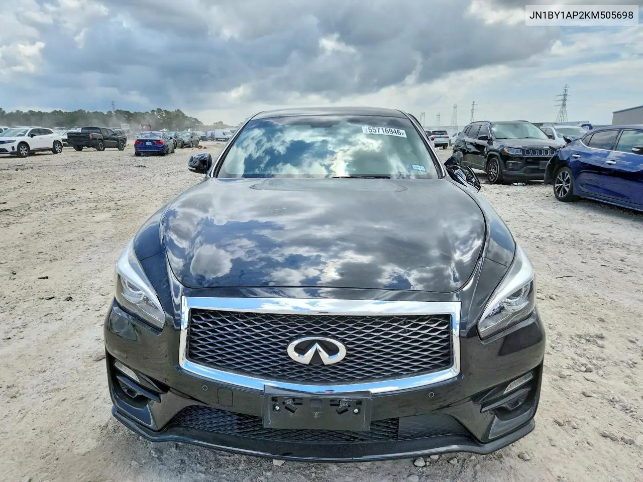 2019 Infiniti Q70 3.7 Luxe VIN: JN1BY1AP2KM505698 Lot: 55716946