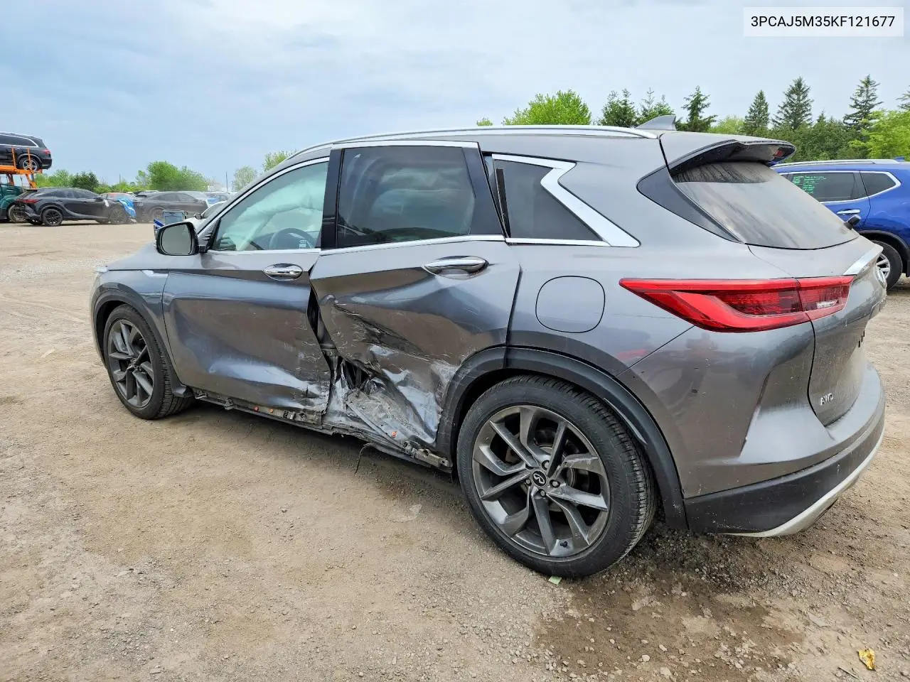 2019 Infiniti Qx50 Pure VIN: 3PCAJ5M35KF121677 Lot: 55779236