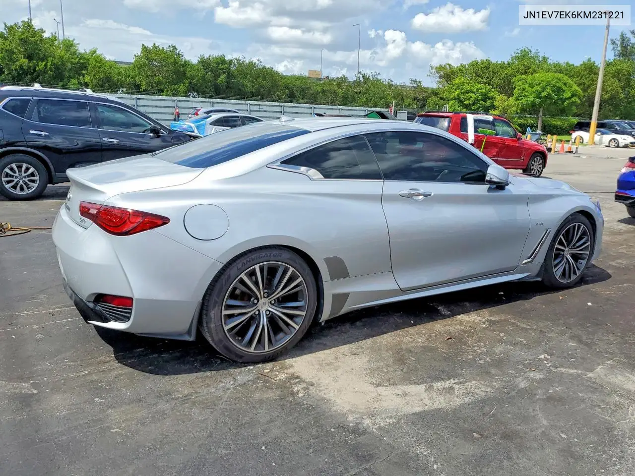 2019 Infiniti Q60 3.0T Luxe VIN: JN1EV7EK6KM231221 Lot: 55906726