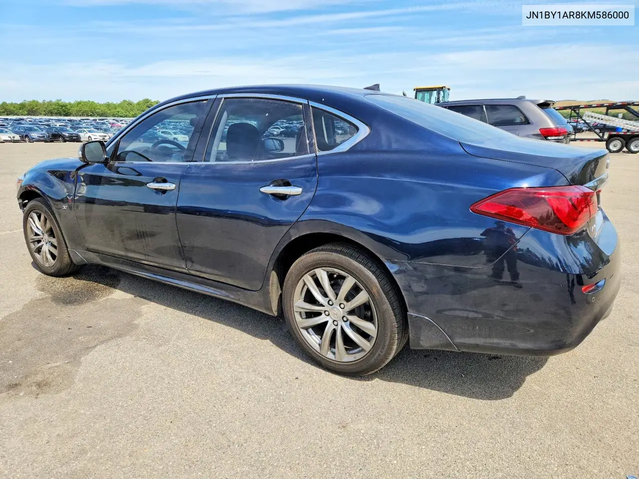 2019 Infiniti Q70 3.7 Luxe VIN: JN1BY1AR8KM586000 Lot: 56548646