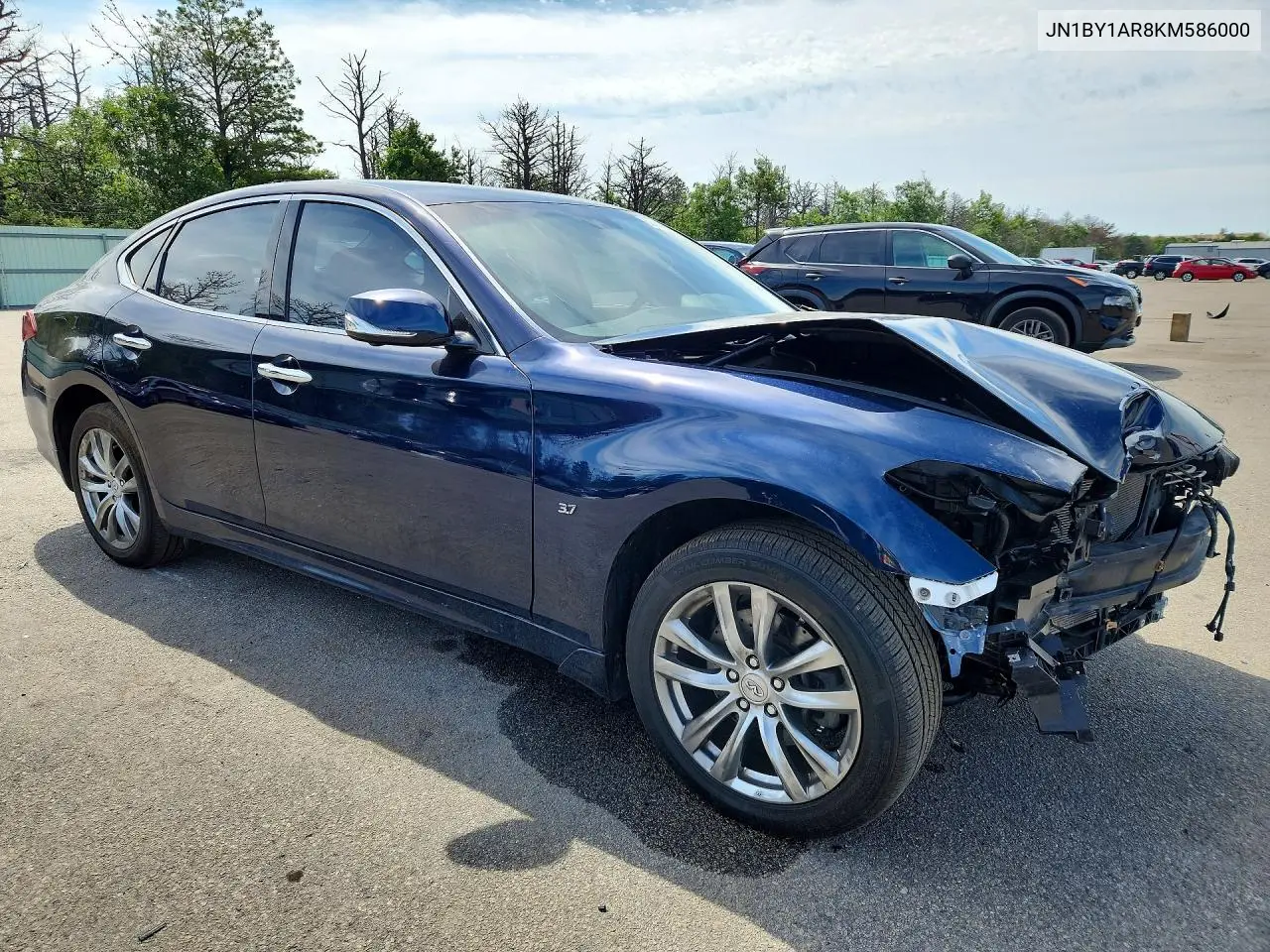 2019 Infiniti Q70 3.7 Luxe VIN: JN1BY1AR8KM586000 Lot: 56548646