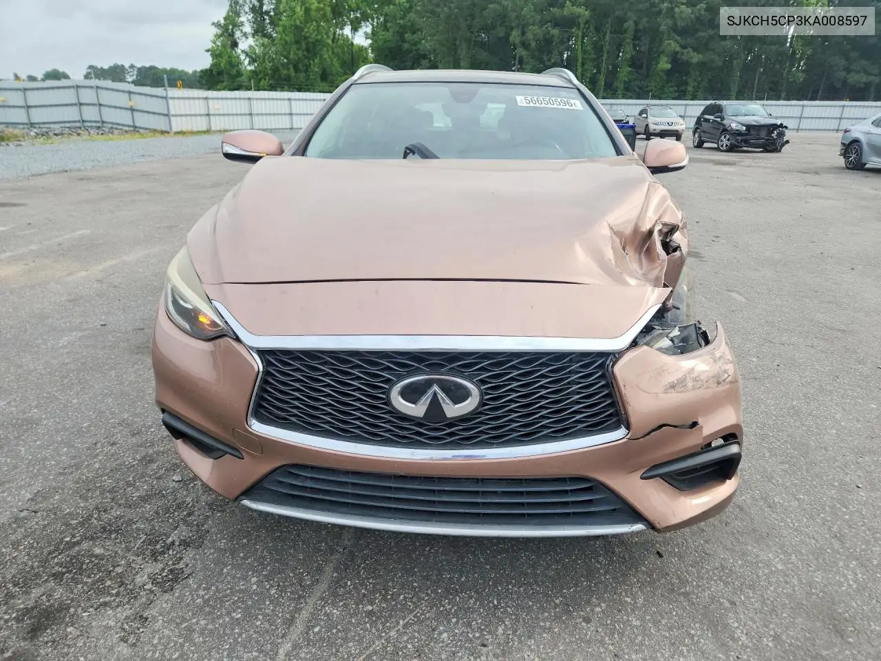 2019 Infiniti Qx30 VIN: SJKCH5CP3KA008597 Lot: 56650596