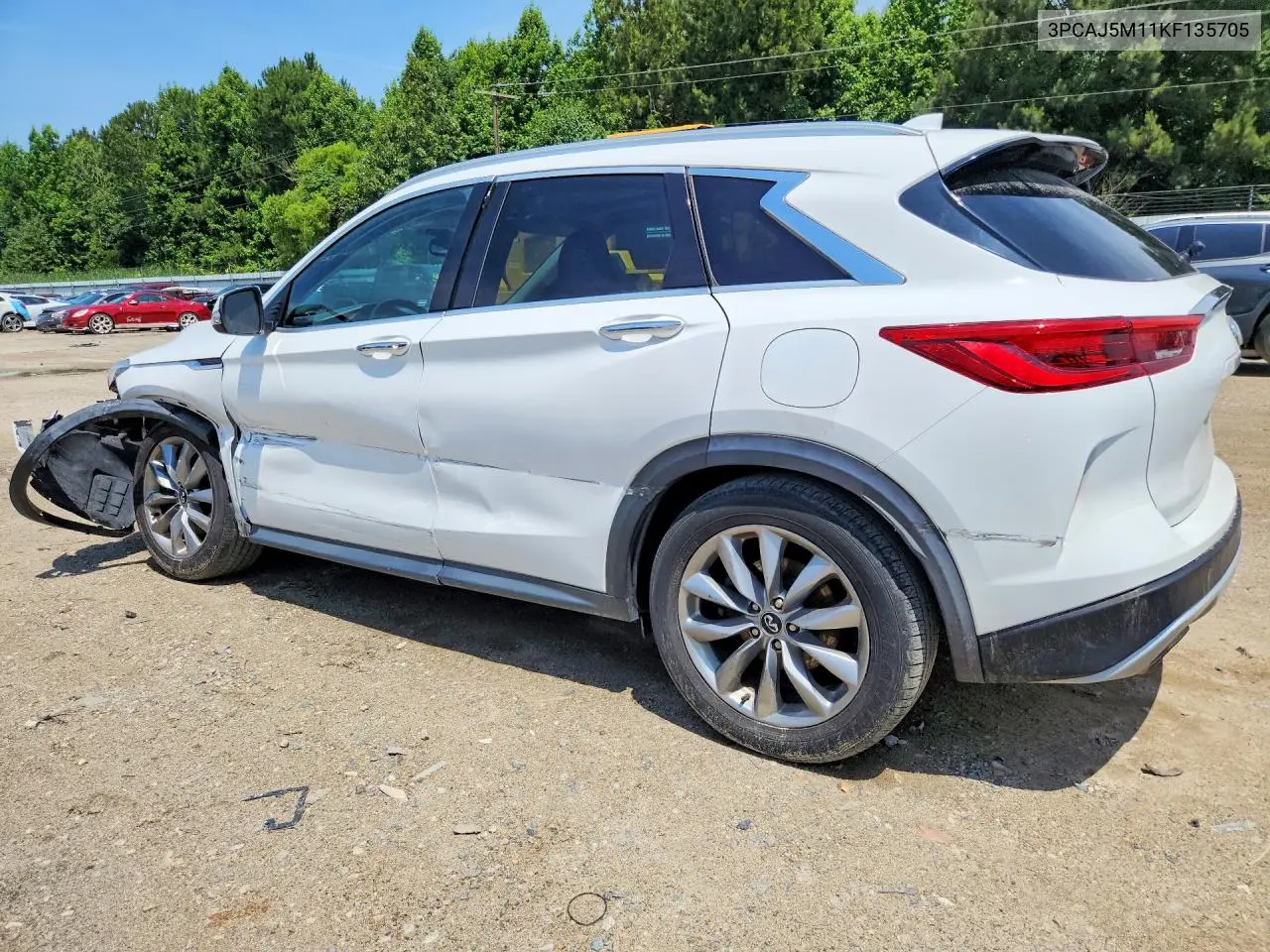 2019 Infiniti Qx50 Luxe VIN: 3PCAJ5M11KF135705 Lot: 56665956