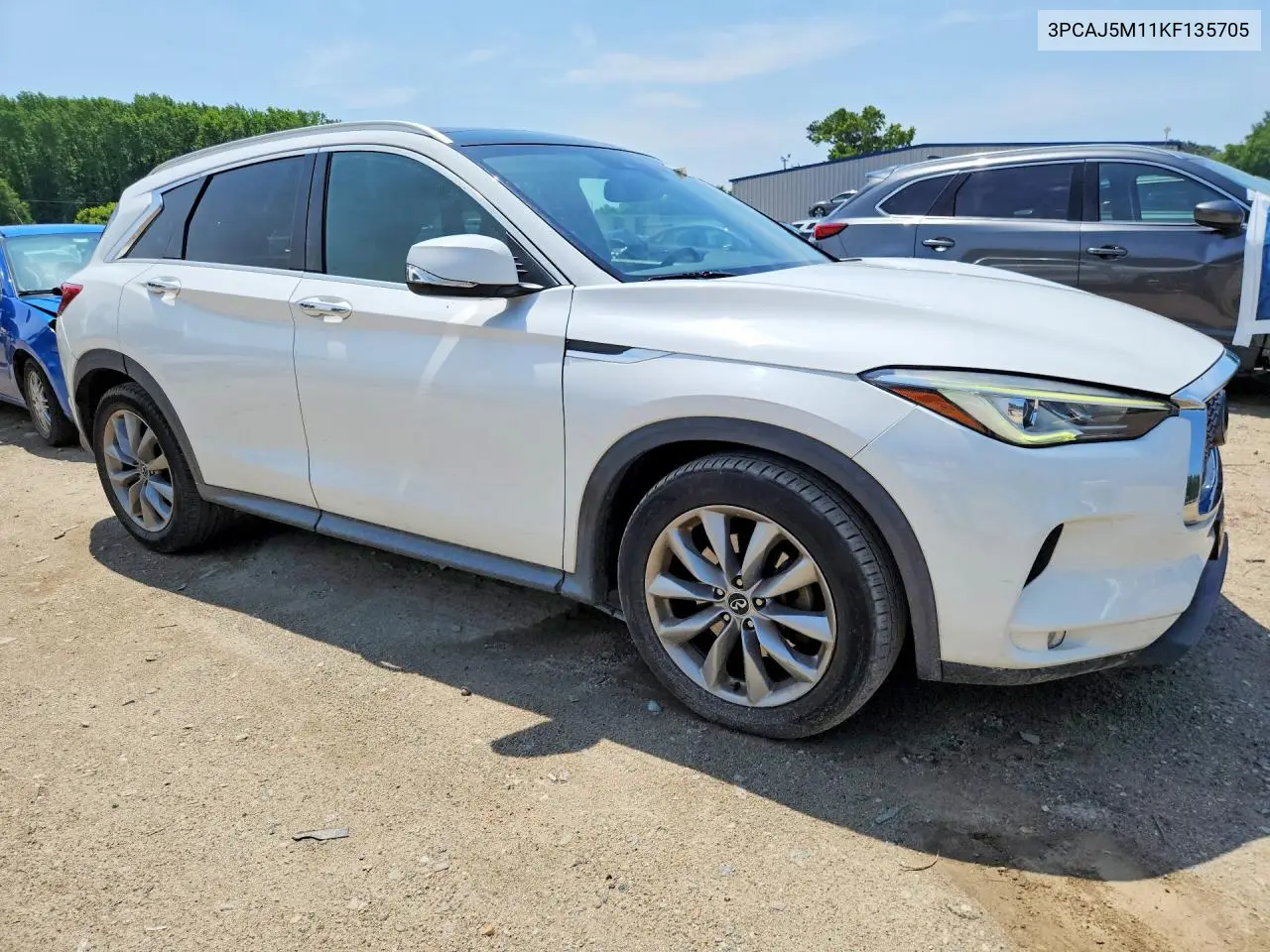 2019 Infiniti Qx50 Luxe VIN: 3PCAJ5M11KF135705 Lot: 56665956