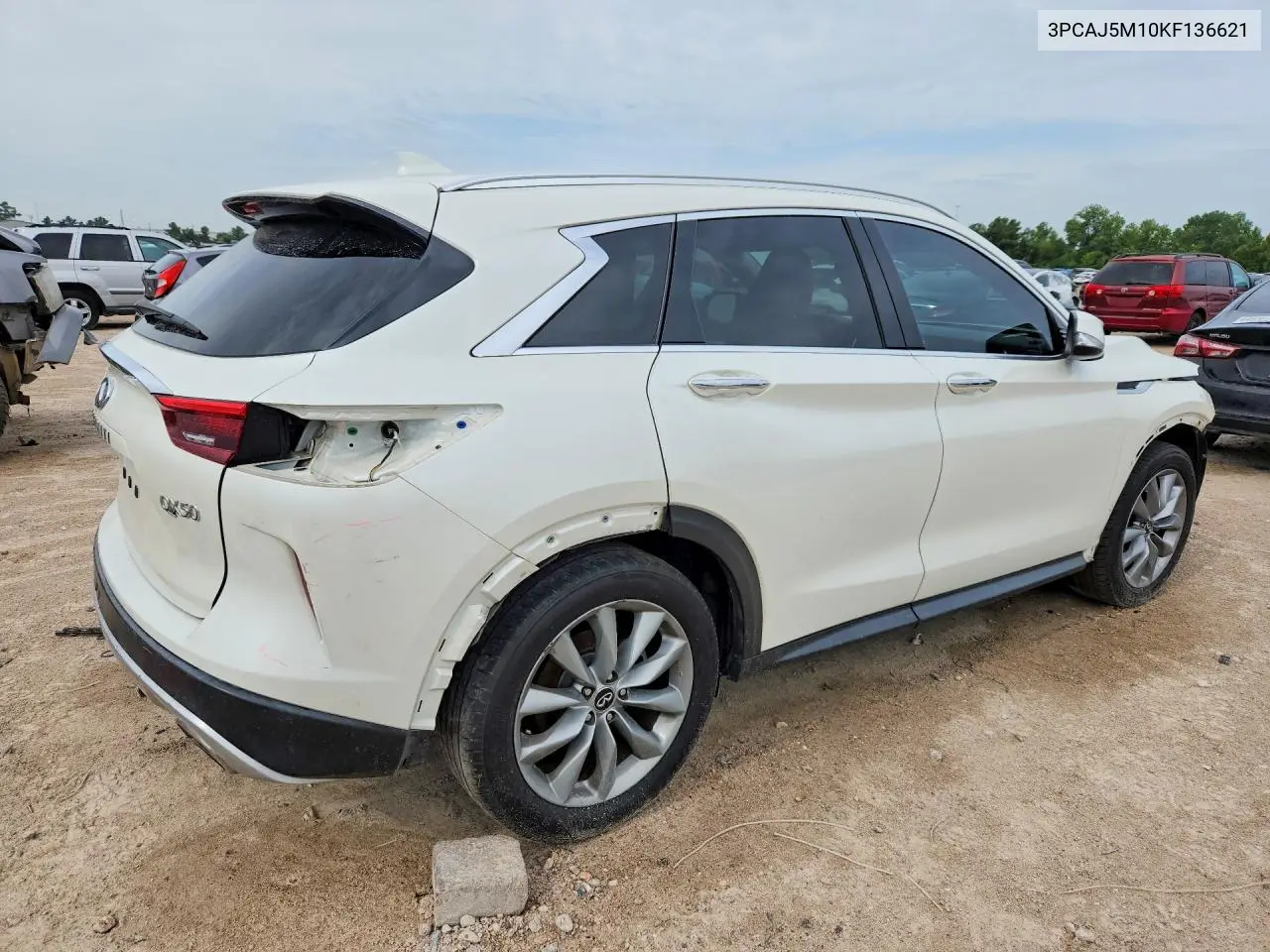 2019 Infiniti Qx50 Luxe VIN: 3PCAJ5M10KF136621 Lot: 56865576