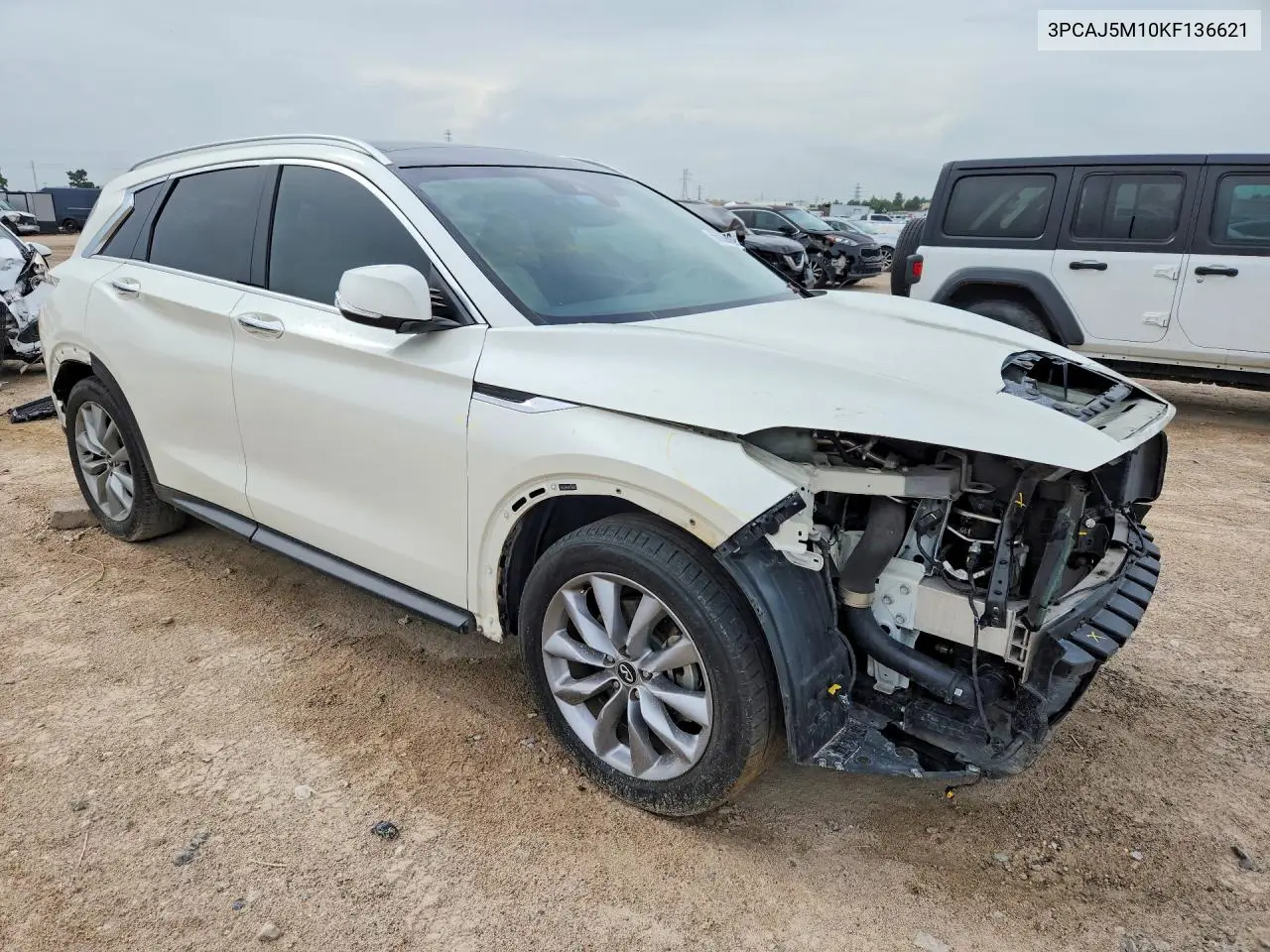2019 Infiniti Qx50 Luxe VIN: 3PCAJ5M10KF136621 Lot: 56865576