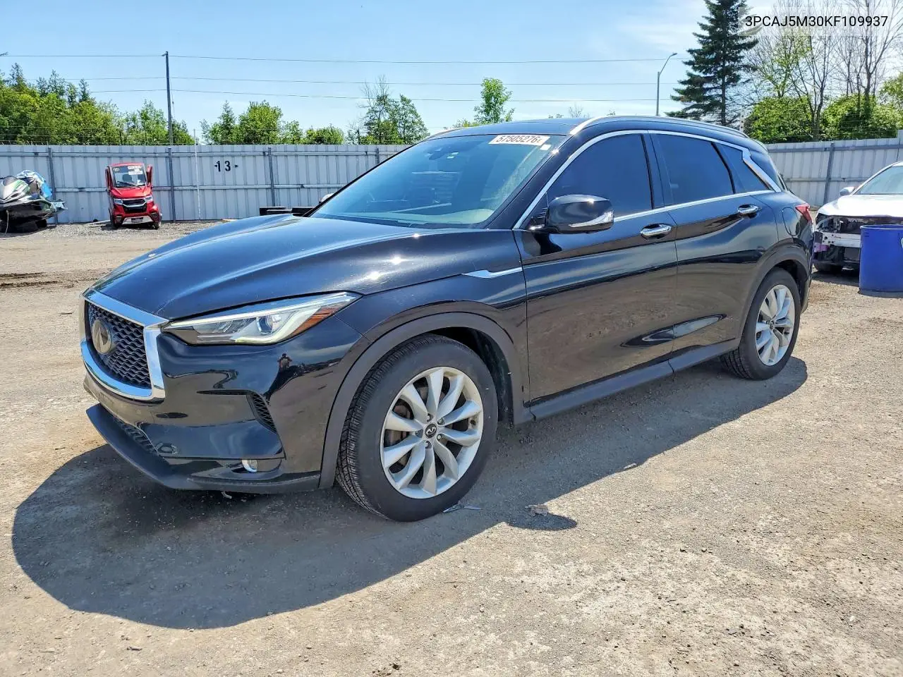 2019 Infiniti Qx50 Pure VIN: 3PCAJ5M30KF109937 Lot: 57505276