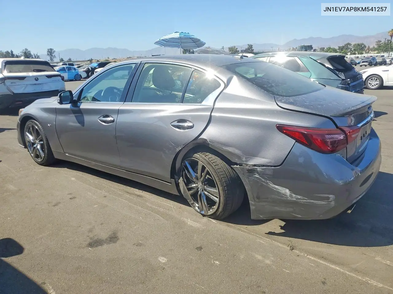 2019 Infi Q50 VIN: JN1EV7AP8KM541257 Lot: 57519306