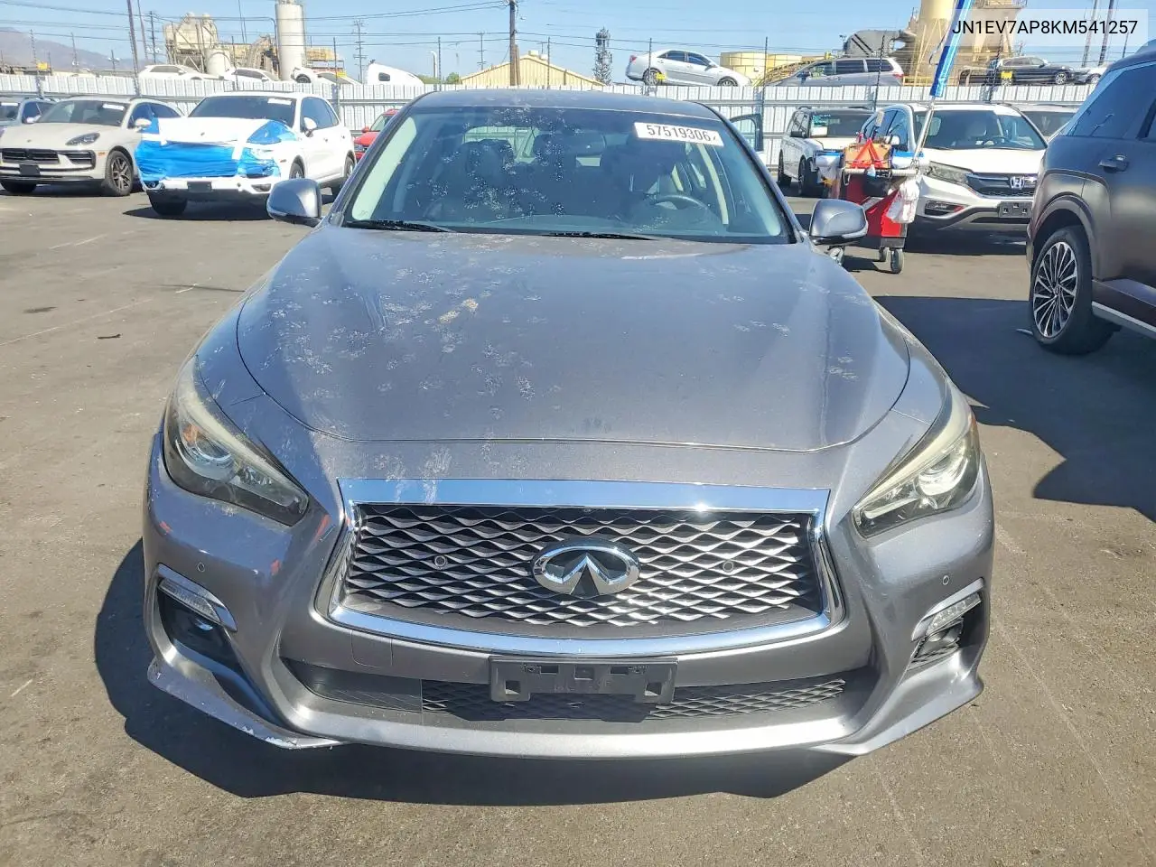 2019 Infi Q50 VIN: JN1EV7AP8KM541257 Lot: 57519306